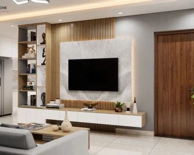 THIẾT KẾ NỘI THẤT CHUNG CƯ 60M2 - 2 PHÒNG NGỦ